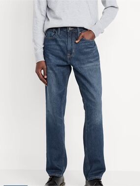 Old Navy Men’s Structured Straight Jeans, 34/30.